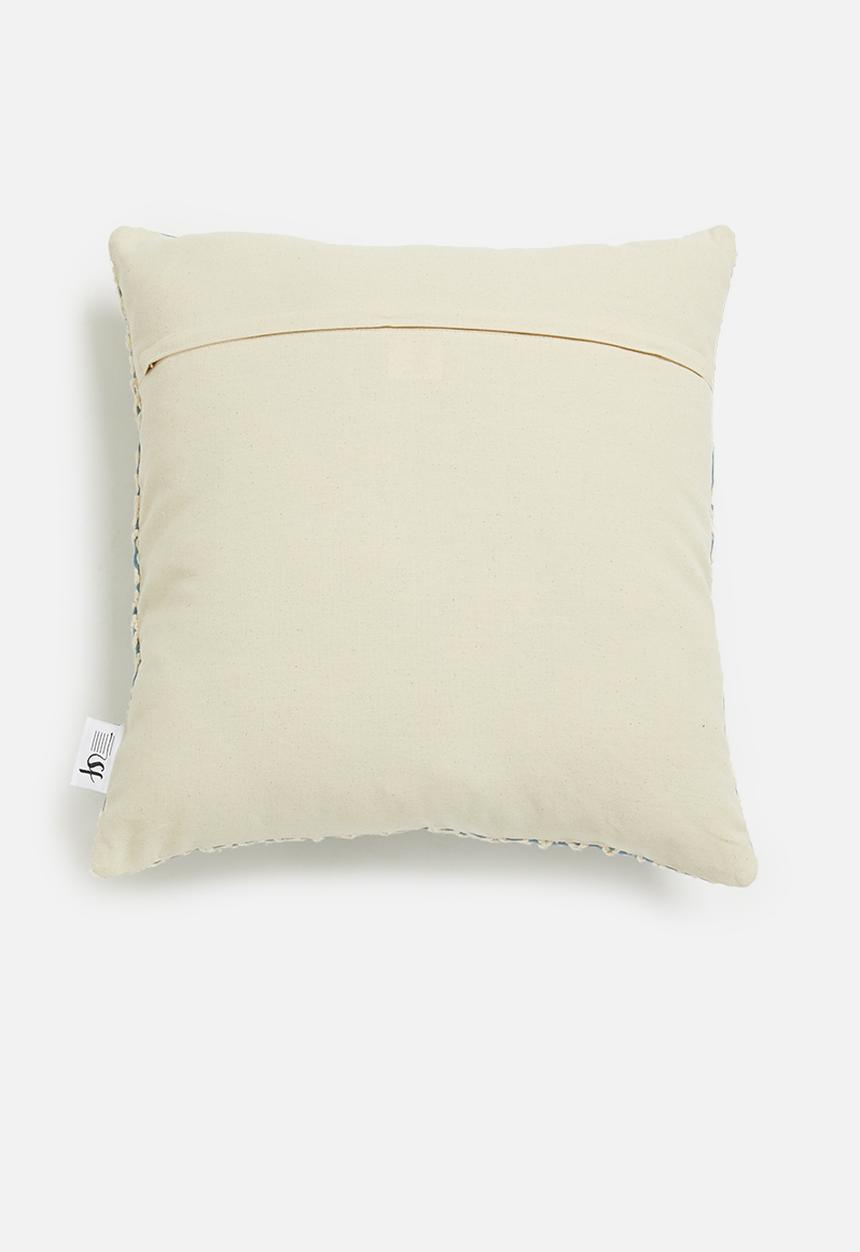 Sixth Floor - Kian cushion cover - blue heaven 