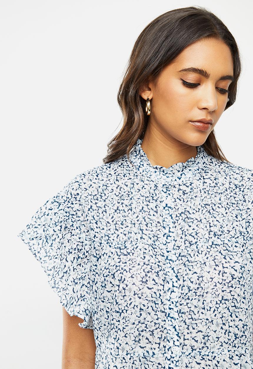 MANGO - Dress cecilia - blue 