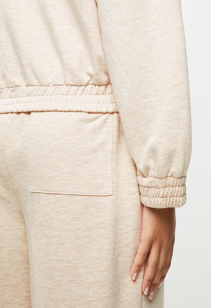Me&B - Zip-through track top - beige 