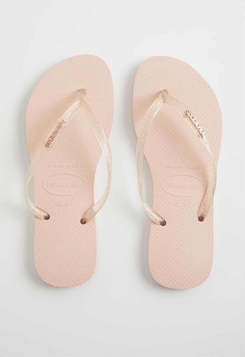 Havaianas - Slim logo metallic - pink