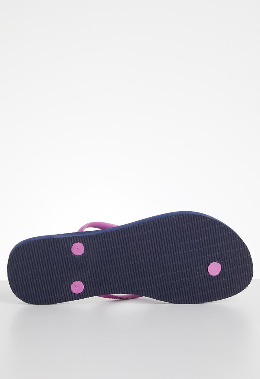Havaianas - Slim logo pop-up - navy & pink
