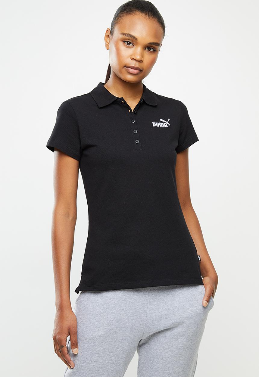 PUMA - Essential polo tee - black