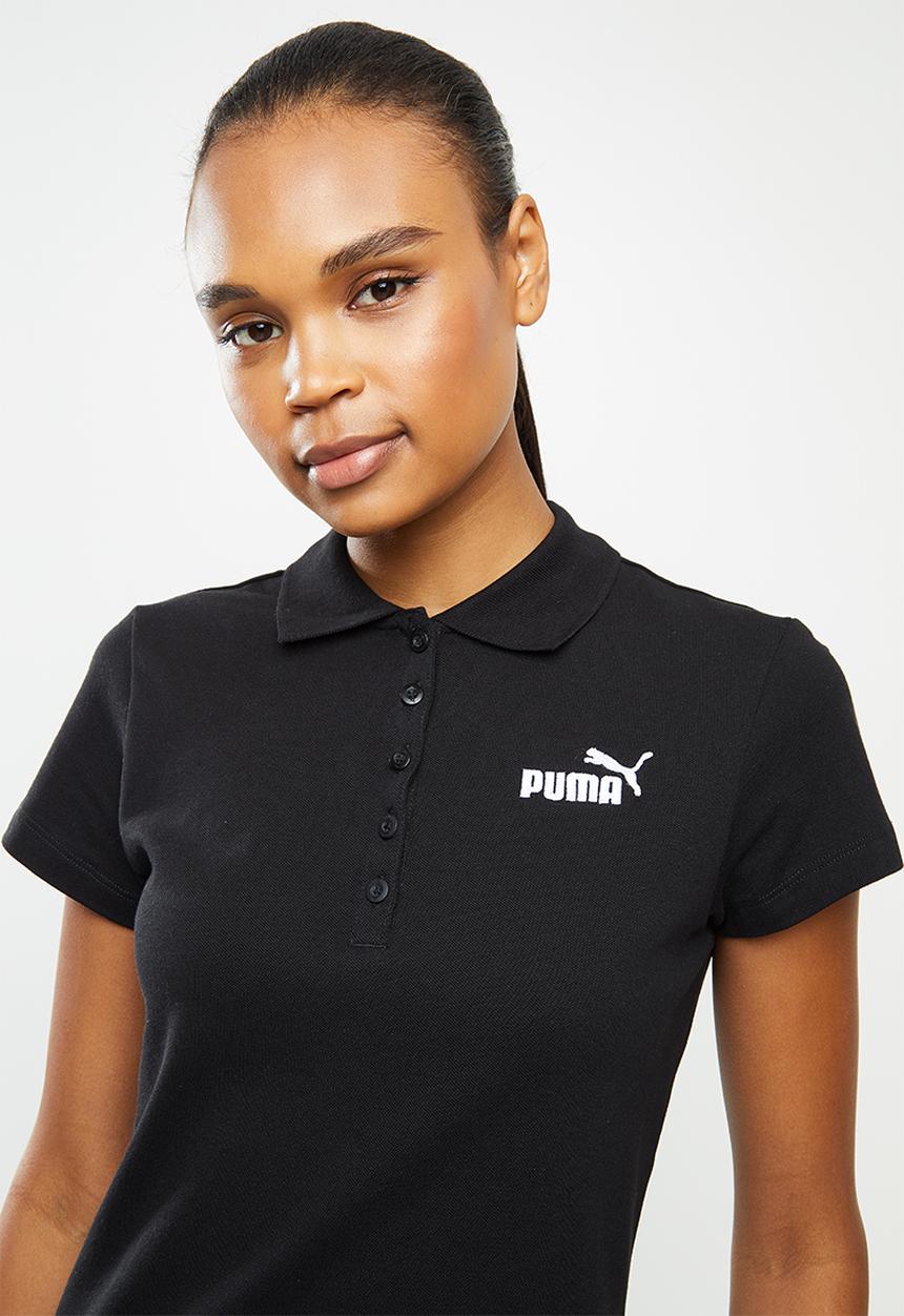 PUMA - Essential polo tee - black