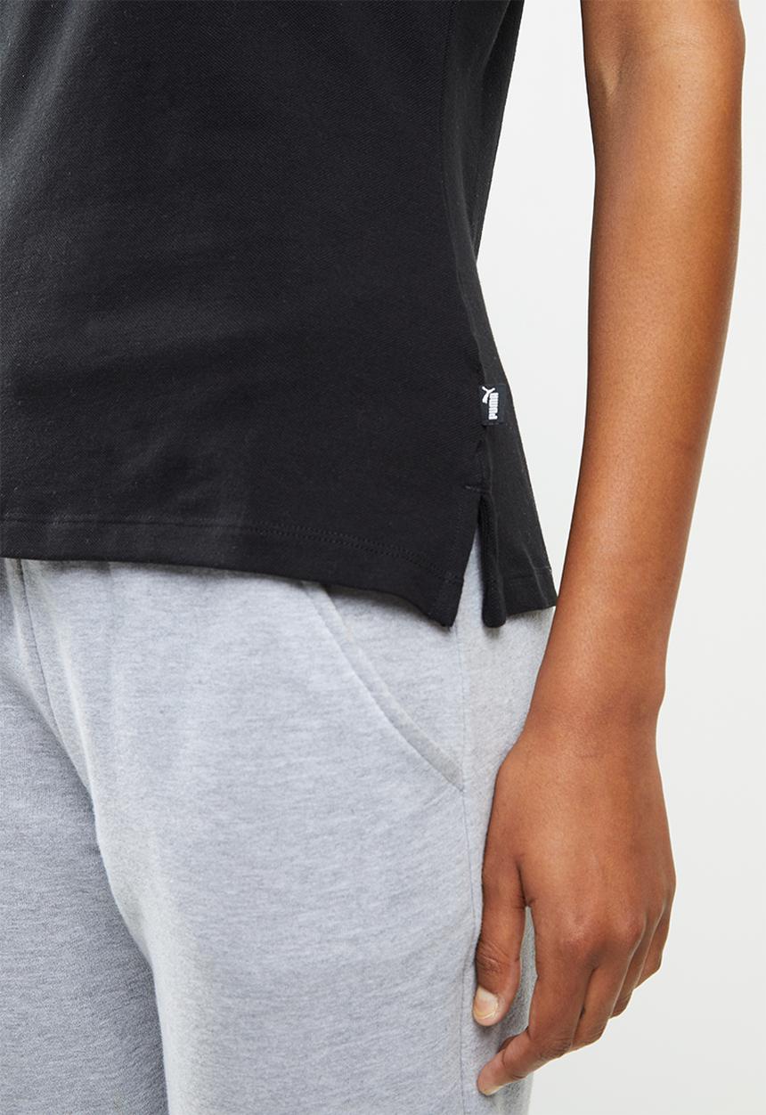 PUMA - Essential polo tee - black