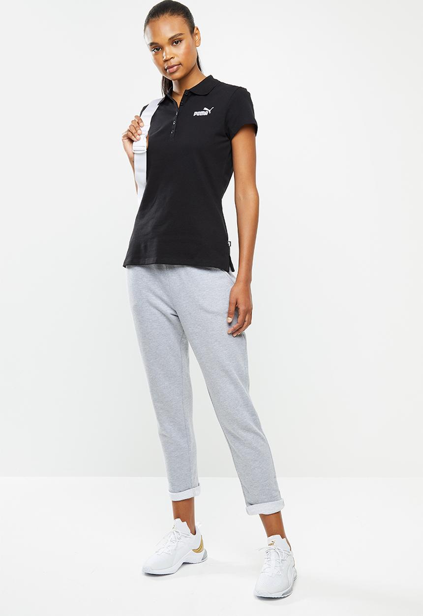 PUMA - Essential polo tee - black