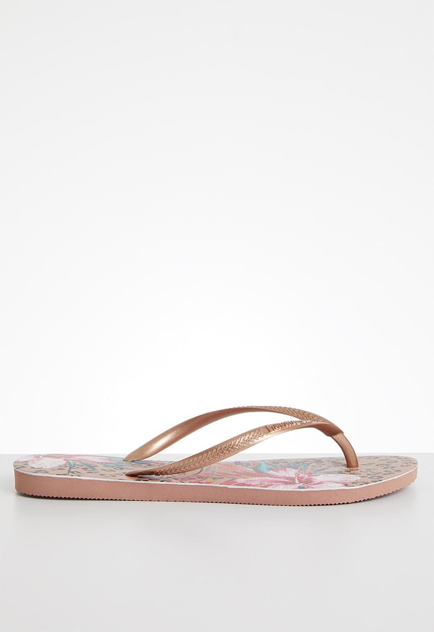 Havaianas - Slim animal floral - crocus rose