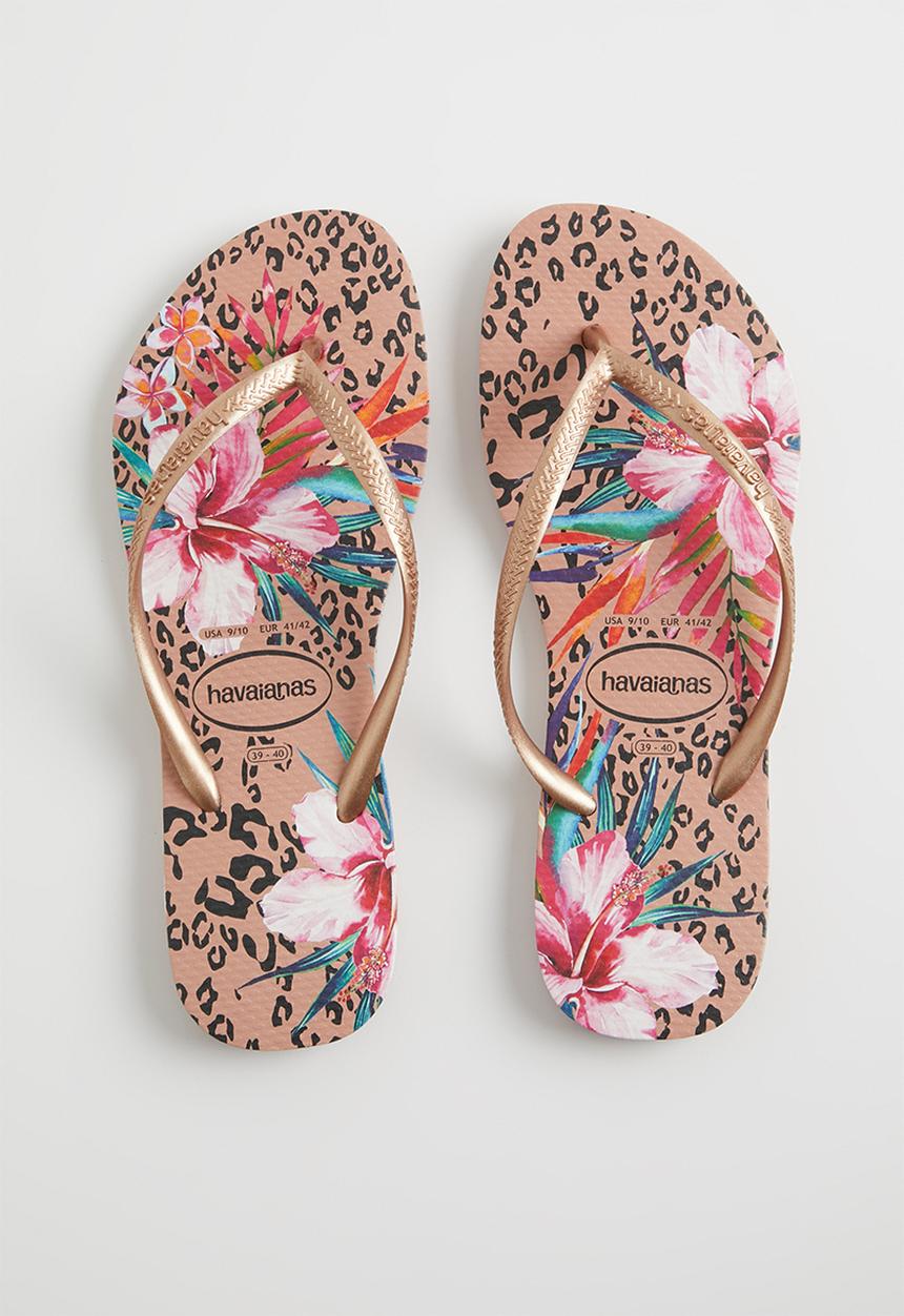 Havaianas - Slim animal floral - crocus rose