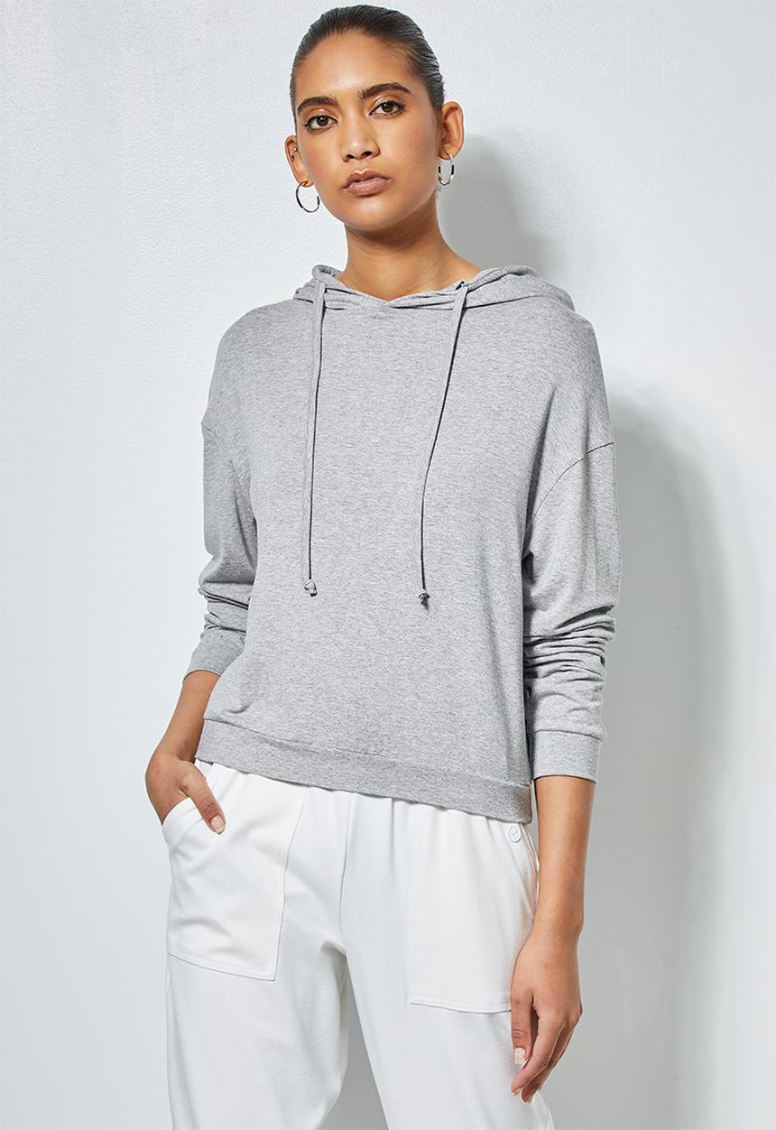 Superbalist - Soft lightweight hoodie - light grey 