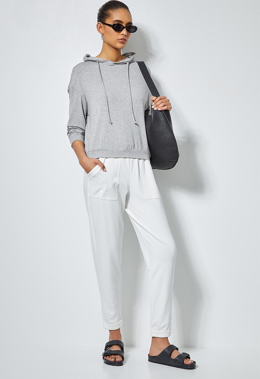 Superbalist - Soft lightweight hoodie - light grey 