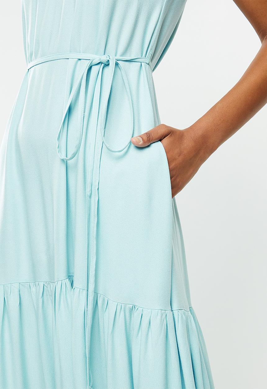 AMANDA LAIRD CHERRY - Cubhu dress - blue