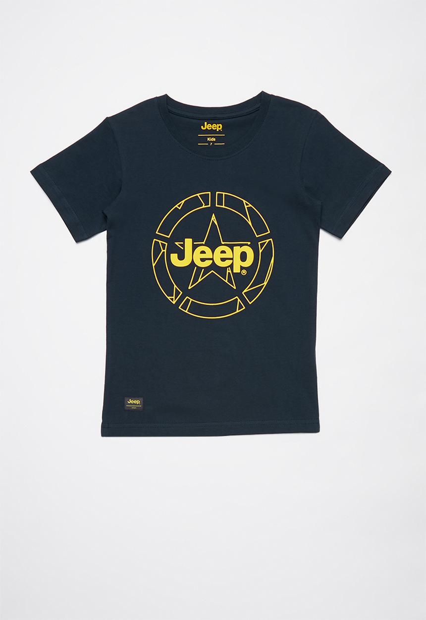 JEEP - Peter boys short sleeve graphic print tee - navy