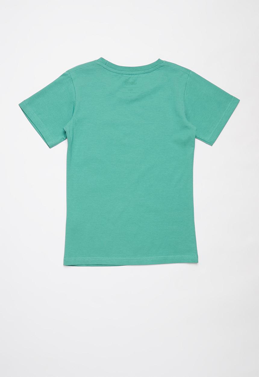 JEEP - Pablo boys short sleeve graphic print tee - green