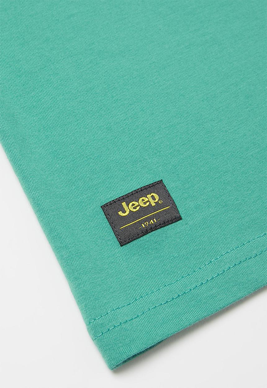 JEEP - Pablo boys short sleeve graphic print tee - green