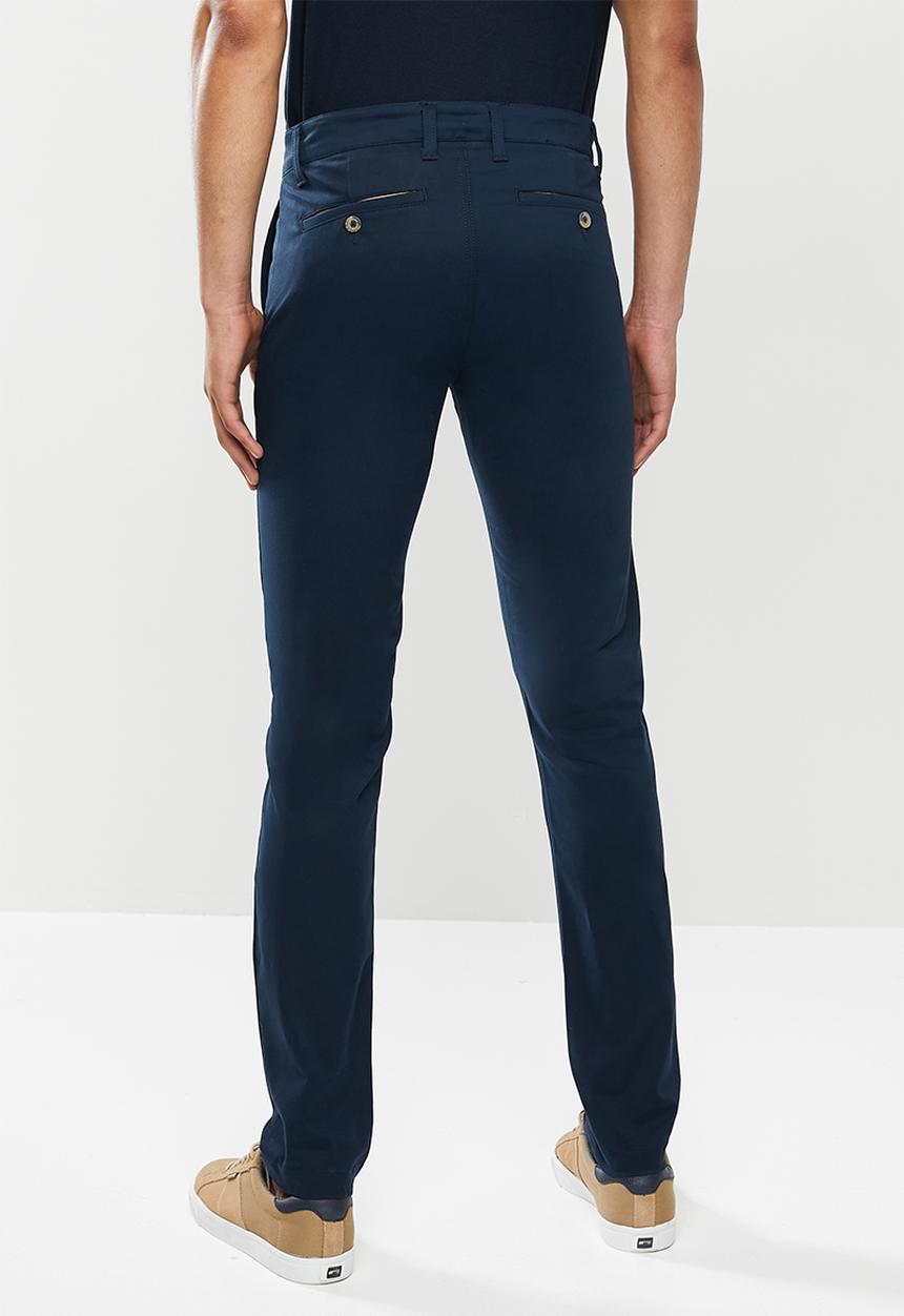 POLO - Carson stretch slim leg chino - navy
