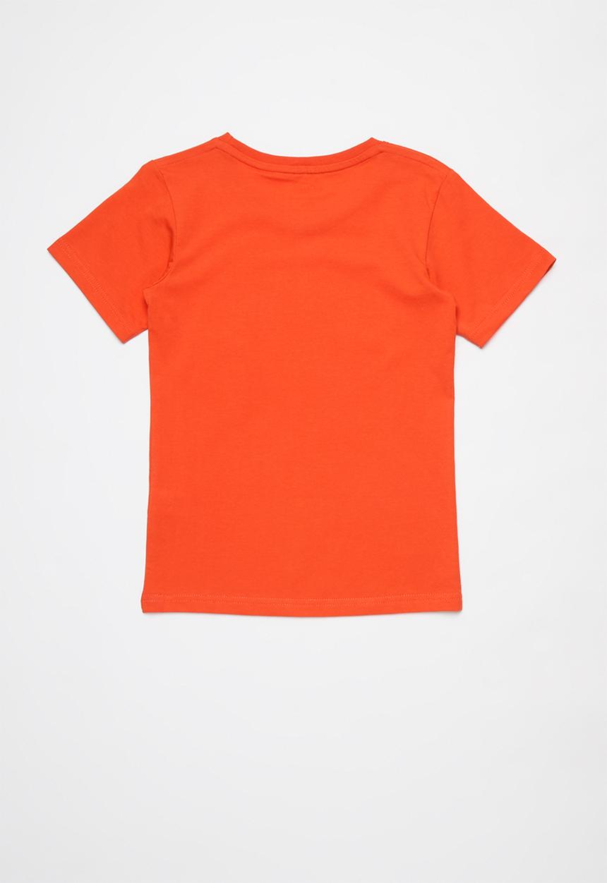 JEEP - Parker boys short sleeve graphic print tee - orange