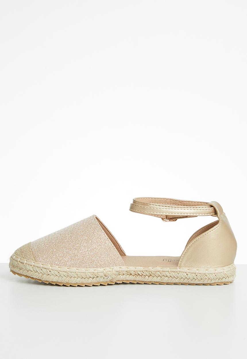 Butterfly Feet - Karla espadrille - rose gold
