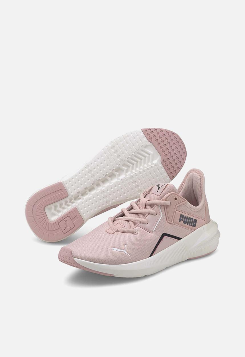 PUMA - Platinum shimmer trainers - peachskin & puma black
