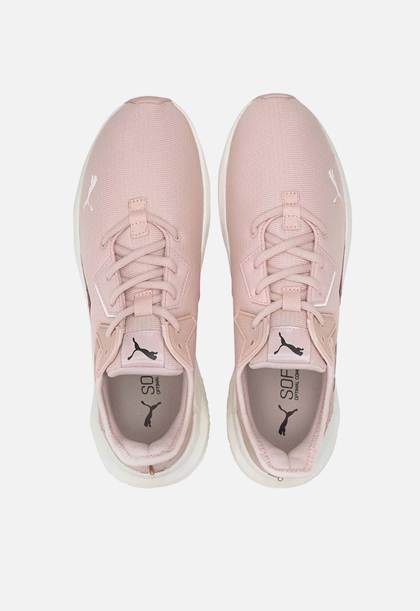 PUMA - Platinum shimmer trainers - peachskin & puma black