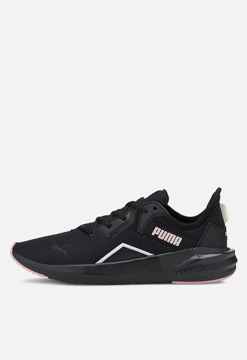 PUMA - Platinum shimmer trainers - puma black & peachskin