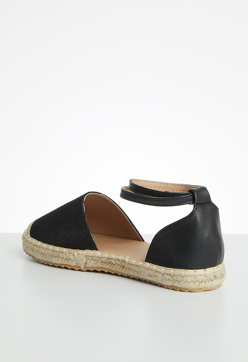 Butterfly Feet - Karla espadrille - black