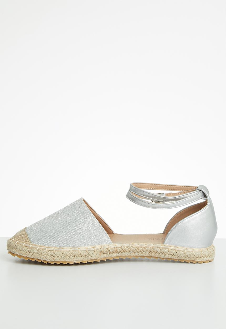Butterfly Feet - Karla2 espadrille - silver