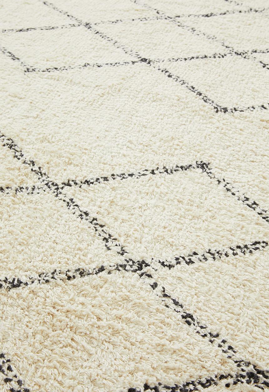 Sixth Floor - Nairi cotton tufted rug - cream