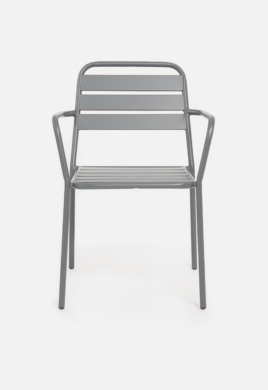 H&S - Steel furniture set - grey