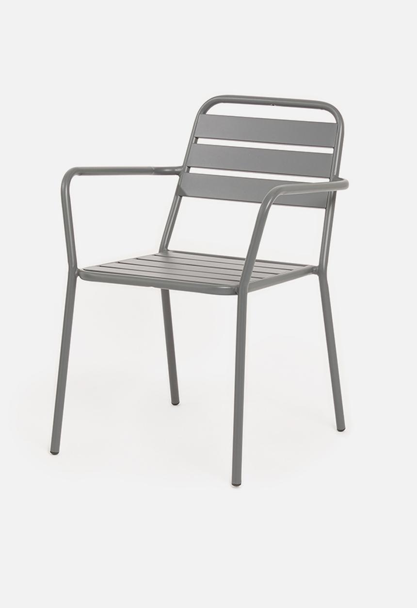 H&S - Steel furniture set - grey