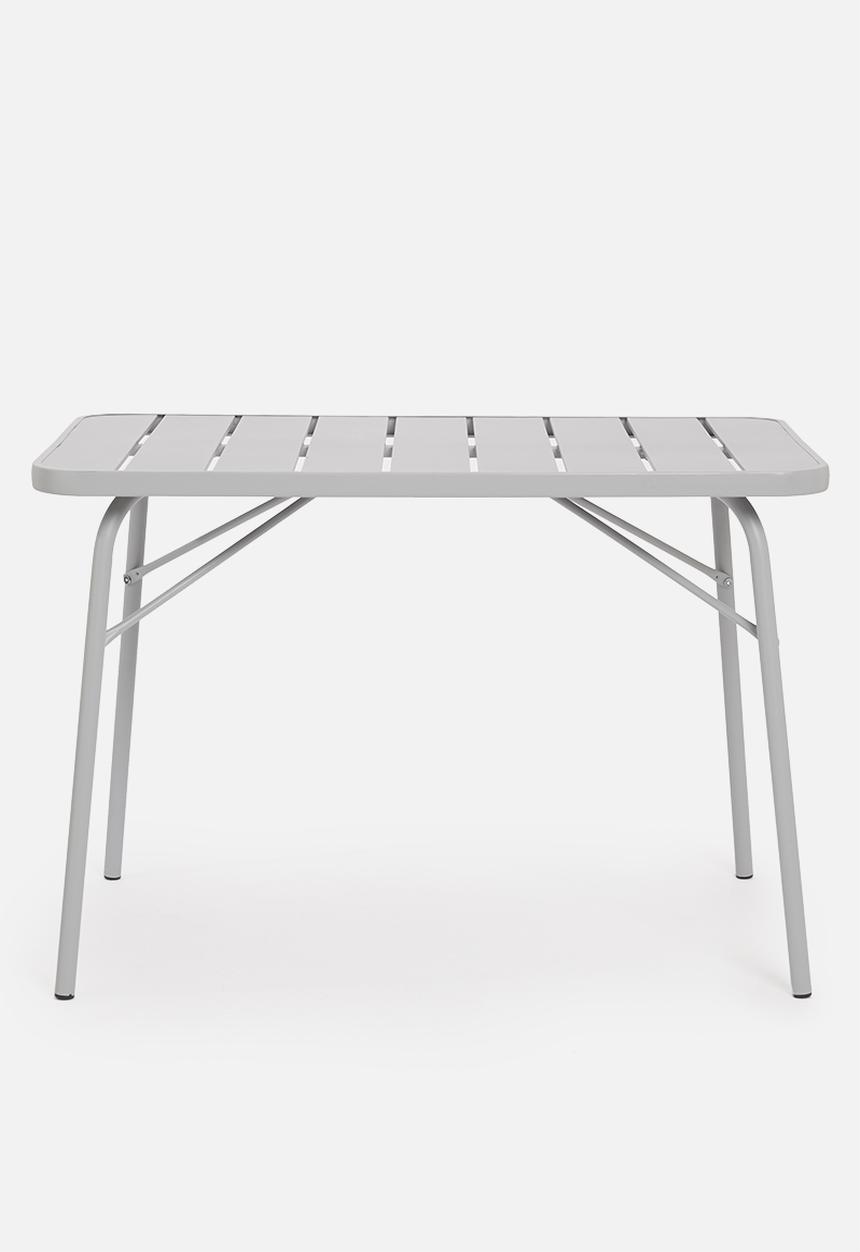 H&S - Slate metal table - grey
