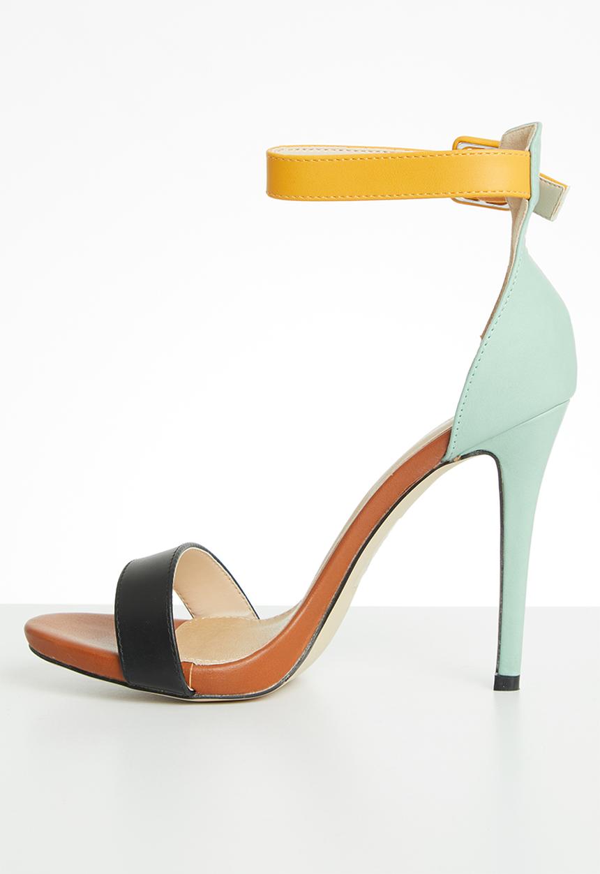 Plum - Calista heel - multi