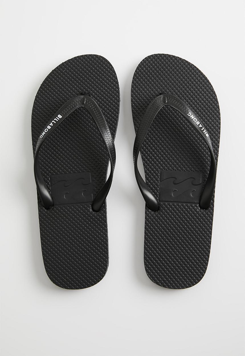Billabong  - Lowdown splice flip-flops - black & white