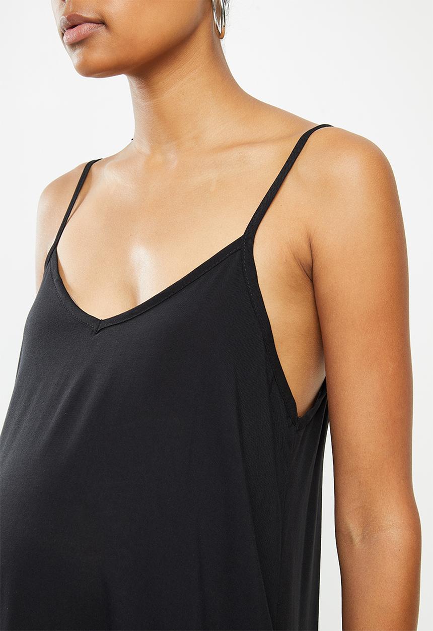 Superbalist - Woven maternity swing dress - black