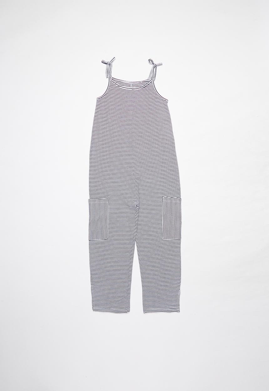 Name It - Fania sl culotte jumpsuit - navy & white 