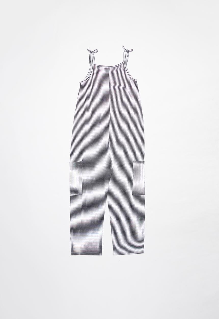 Name It - Fania sl culotte jumpsuit - navy & white 
