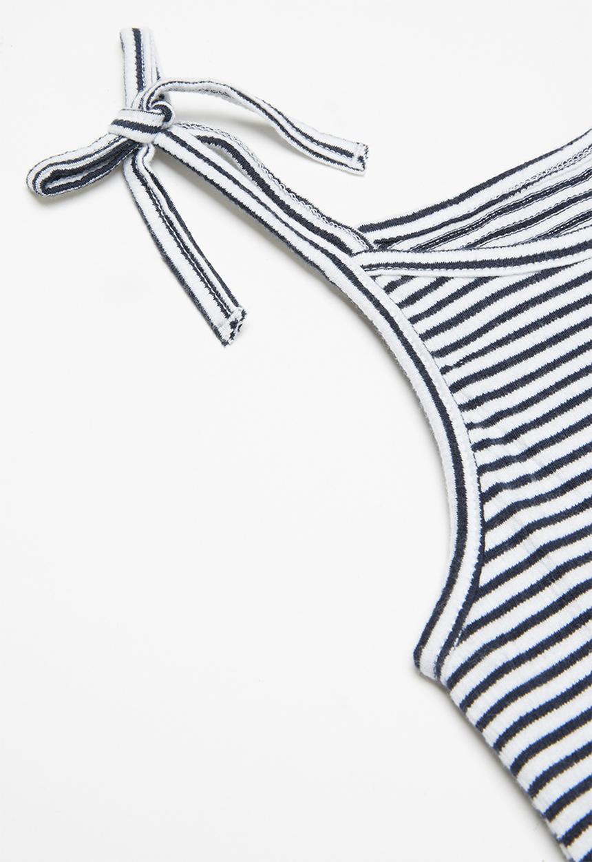 Name It - Fania sl culotte jumpsuit - navy & white 