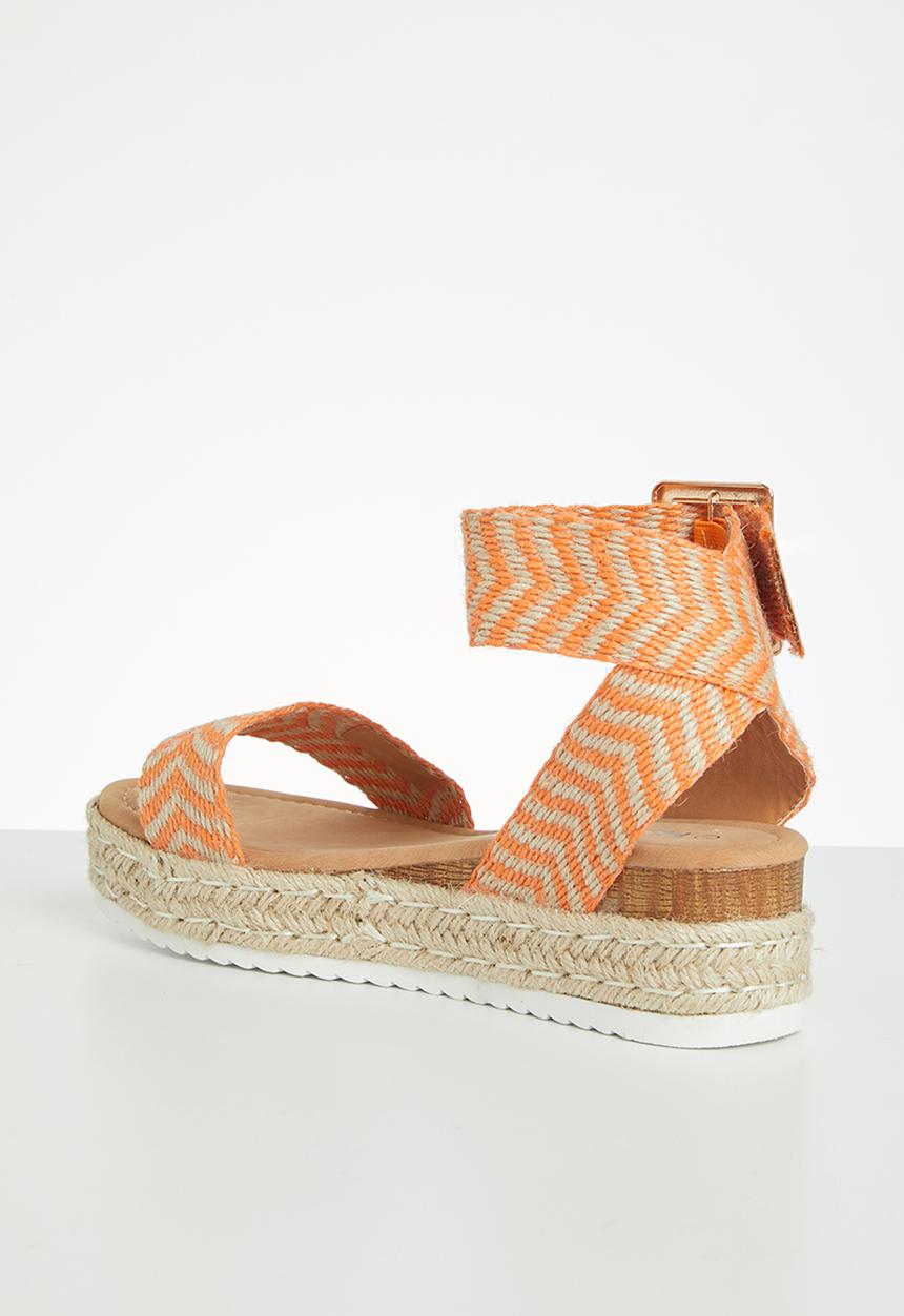Plum - Sian sandal - orange