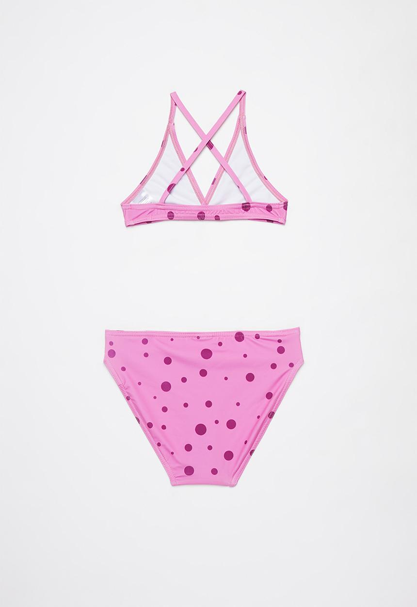 Rebel Republic - Girls polka dot bikini - pink