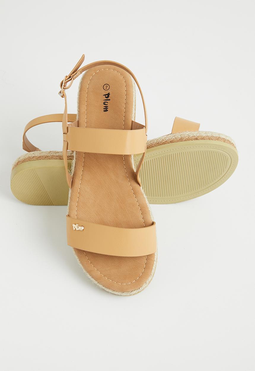 Plum - Katie sandal - tan