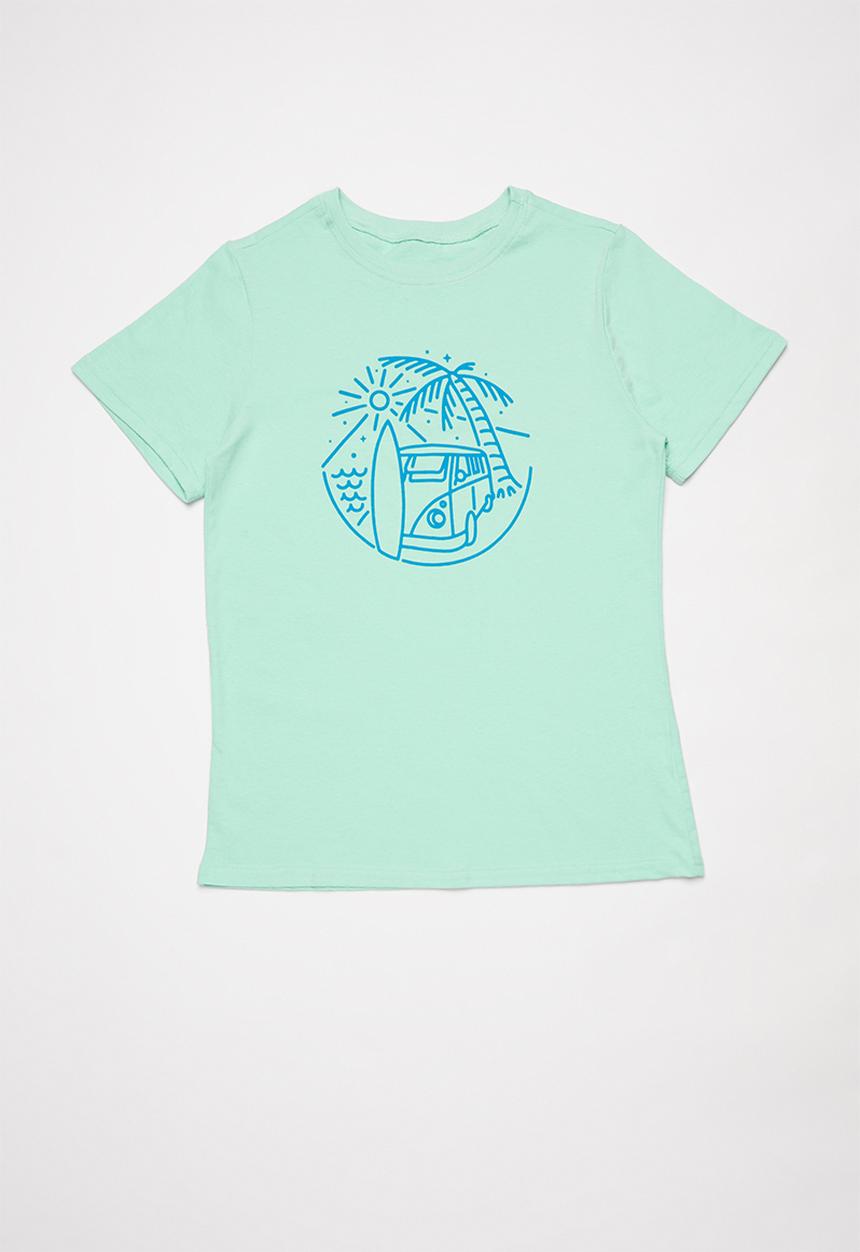 Rebel Republic - Boys short sleeve tee - aqua