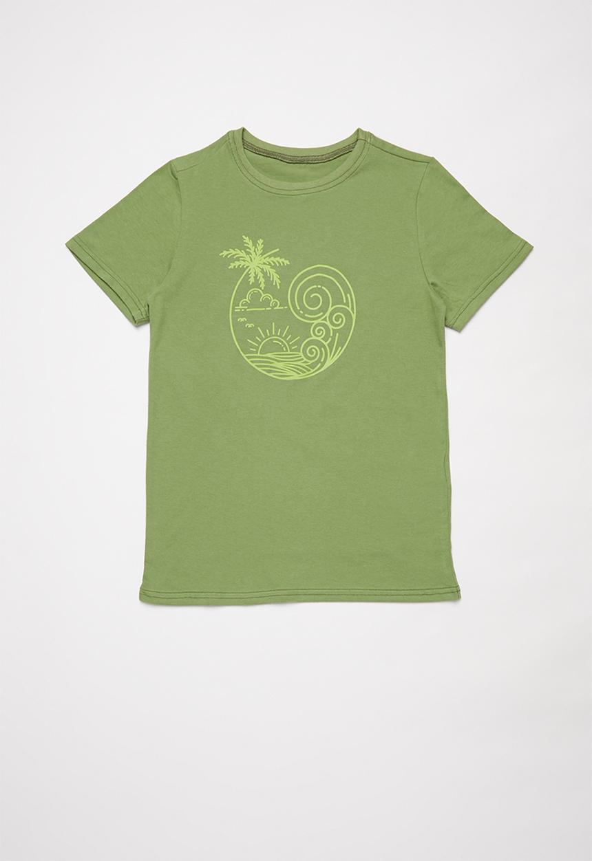 Rebel Republic - Boys short sleeve tee - olive