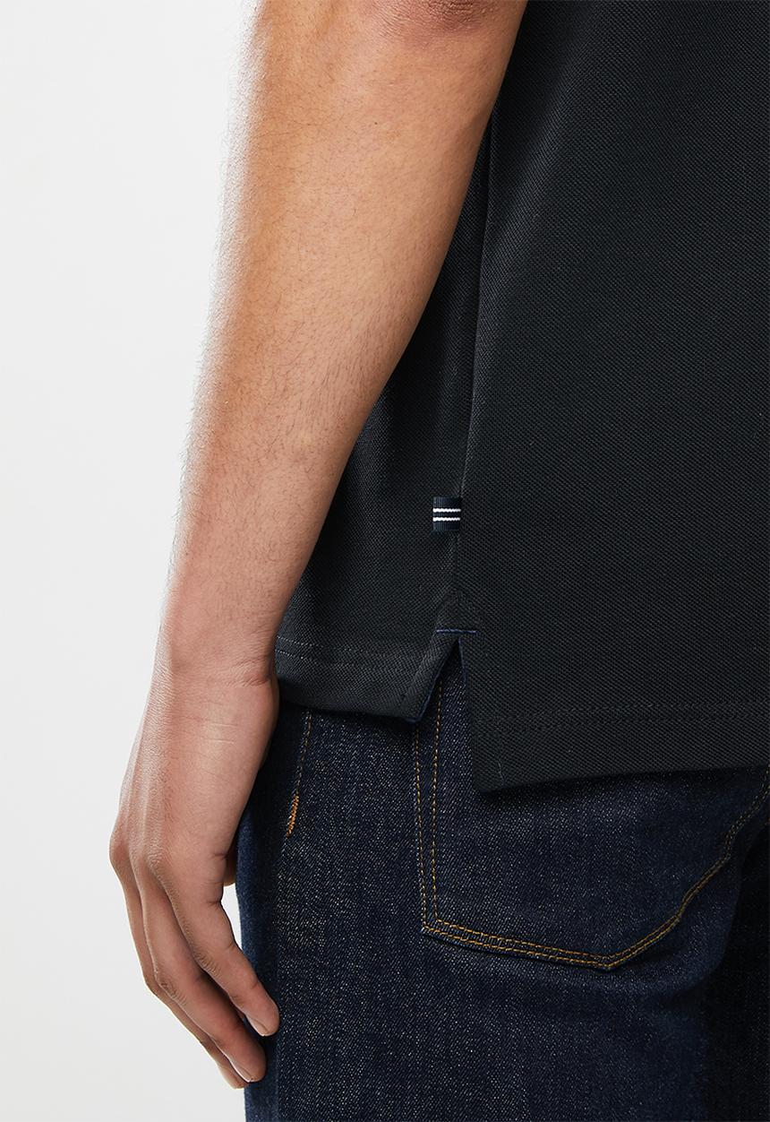 Nautica - Classic fit deck polo - black