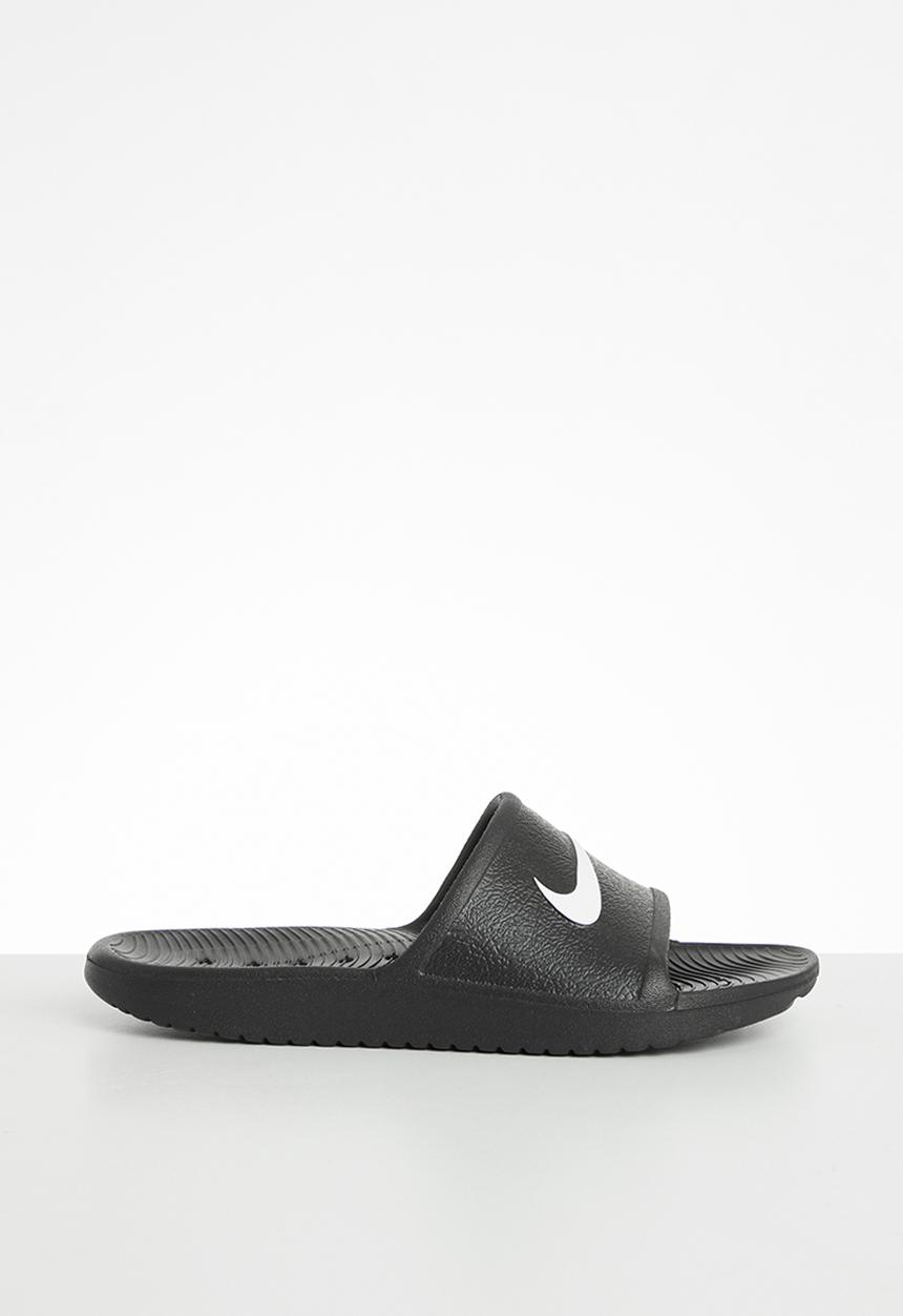 Nike - Nike kawa shower slide - black & white