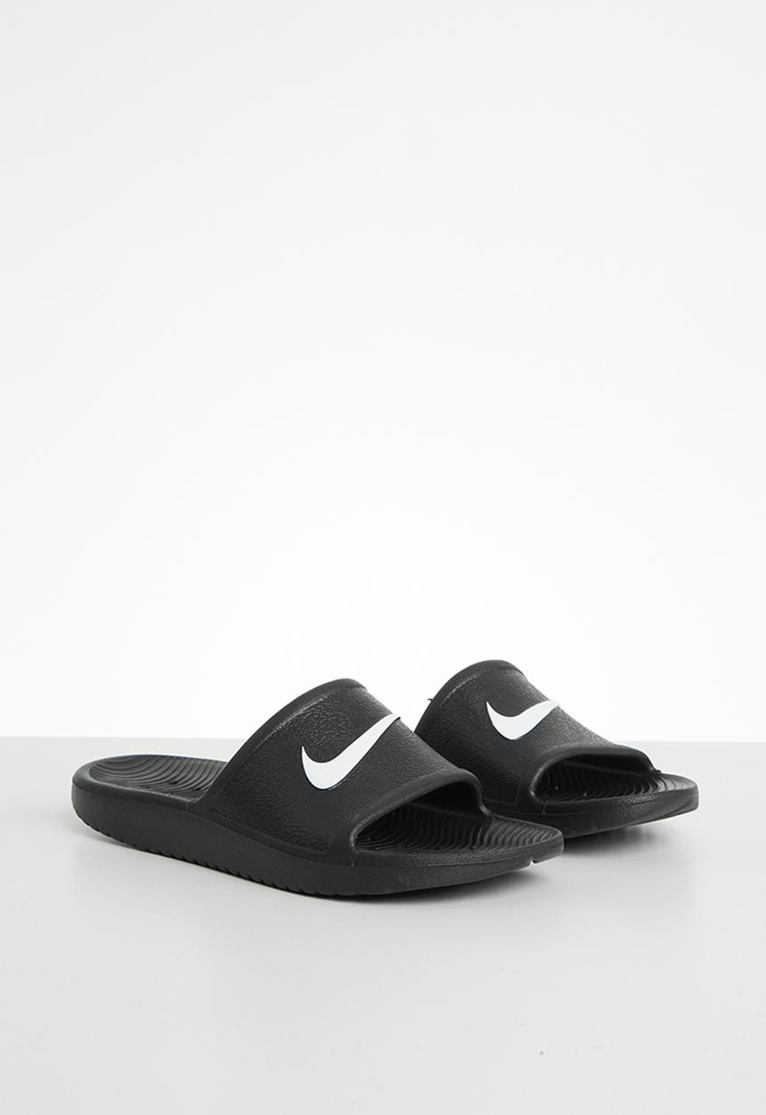 Nike - Nike kawa shower slide - black & white