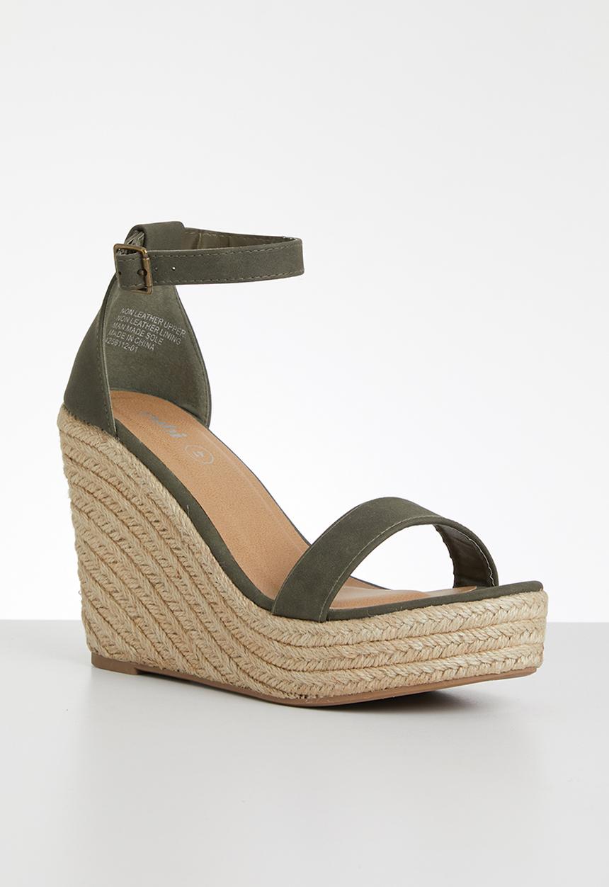 Cotton On - Amethyst espadrille wedge - khaki