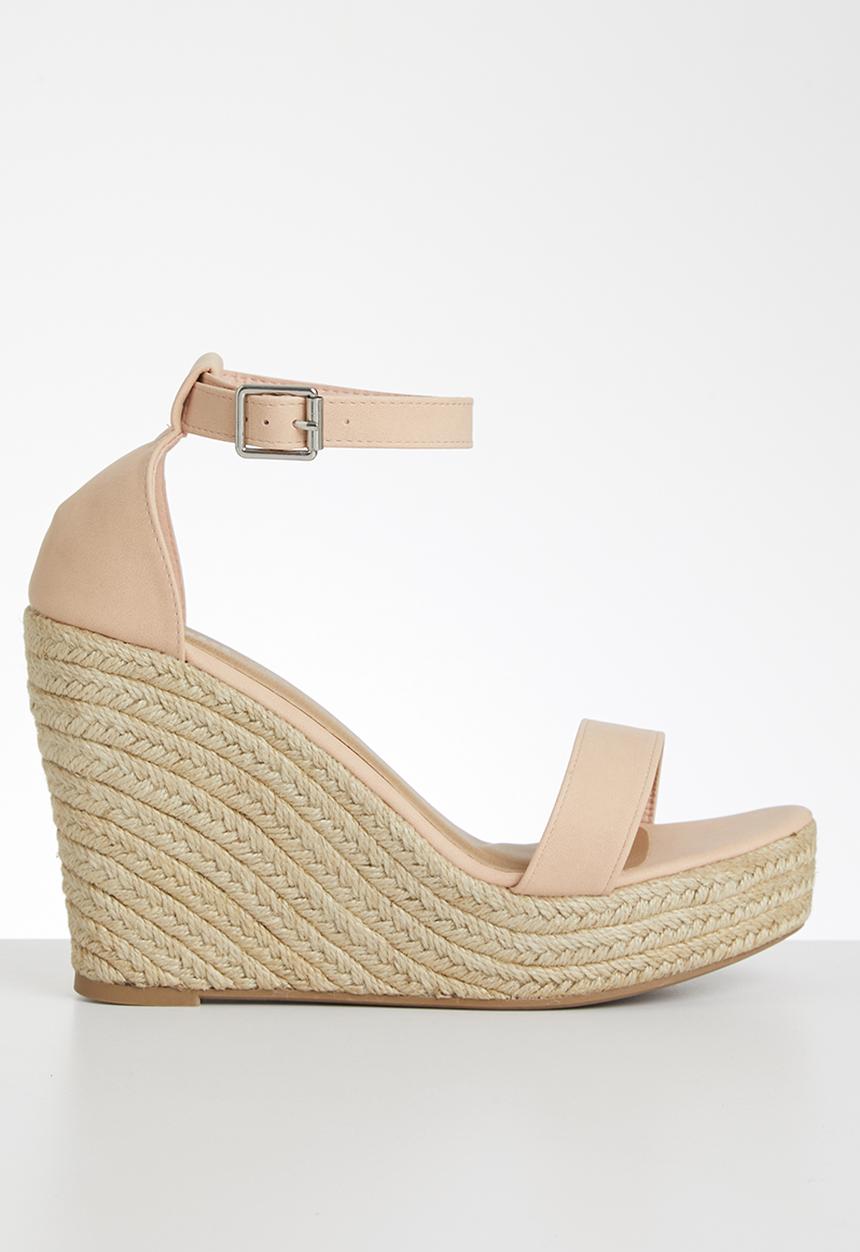 Cotton On - Amethyst espadrille wedge - misty rose
