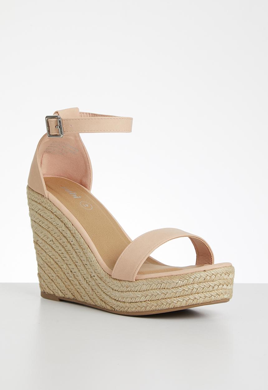 Cotton On - Amethyst espadrille wedge - misty rose