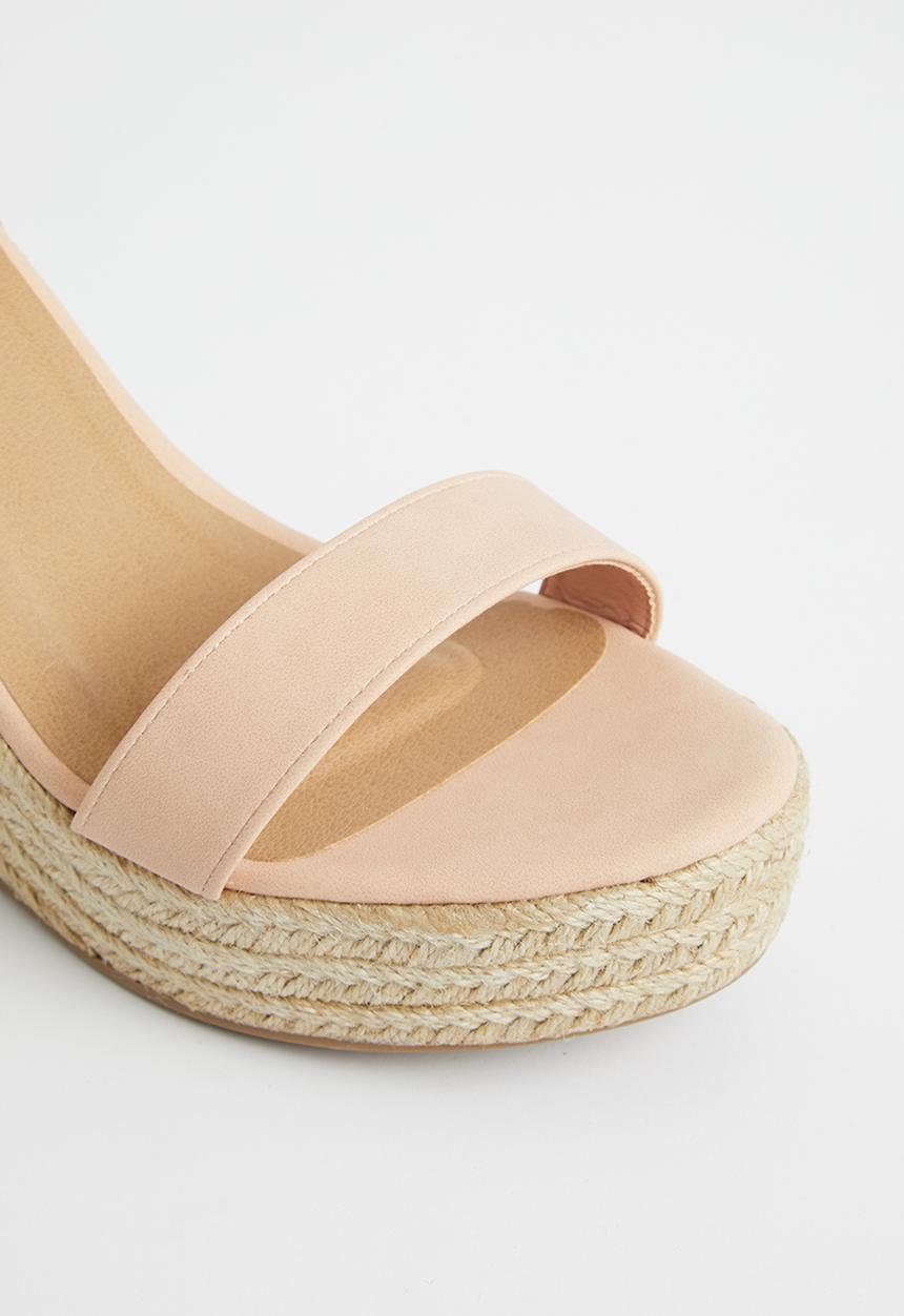 Cotton On - Amethyst espadrille wedge - misty rose