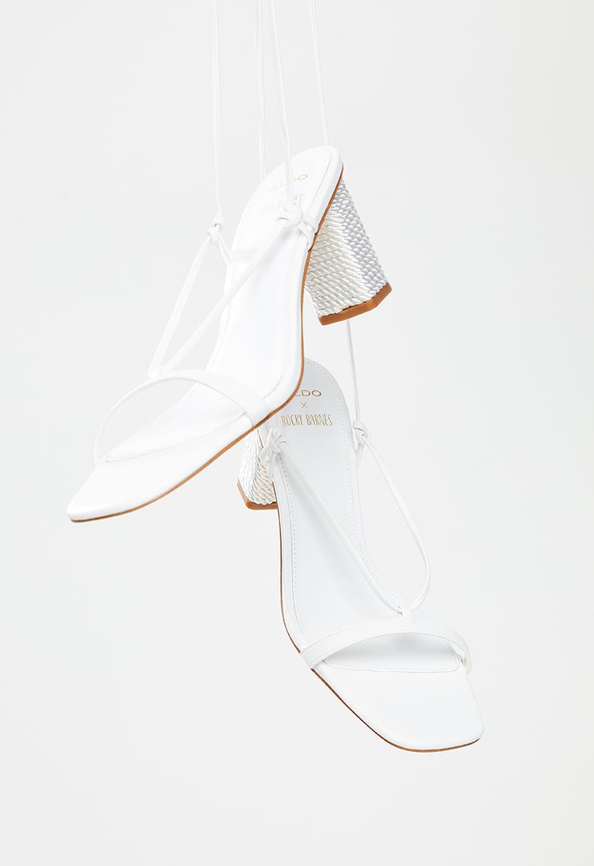 ALDO - Rb-ravel heel - white