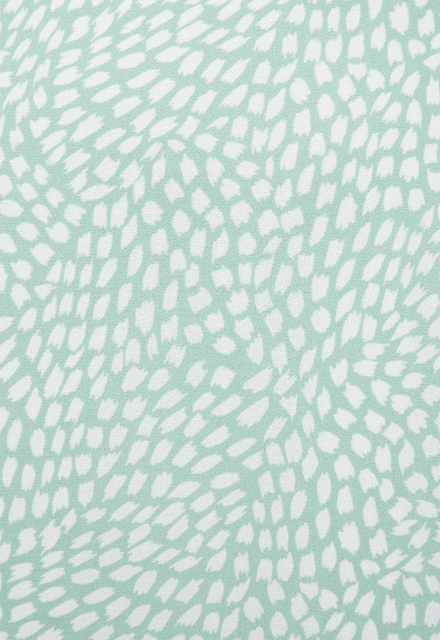 edit - Sheer balloon sleeve trapeze - sage
