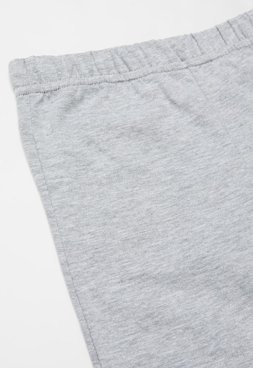 Pop Candy - Pants & short sleeve tee pj set - grey & blue 